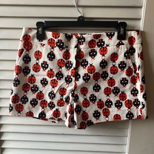 Women’s dressier shorts.  Ladybug pattern.